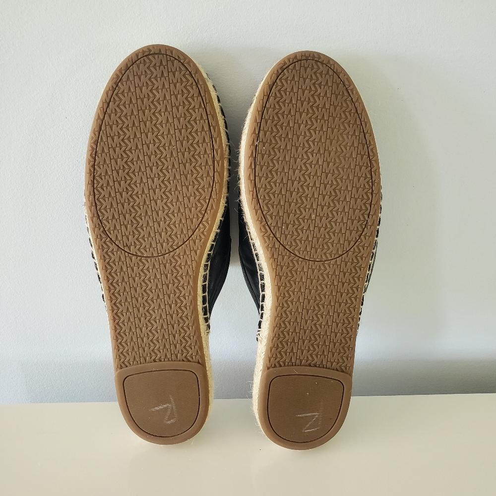 Michael Kors Leather Espadrille Mules Size 6 - Picture 3 of 7